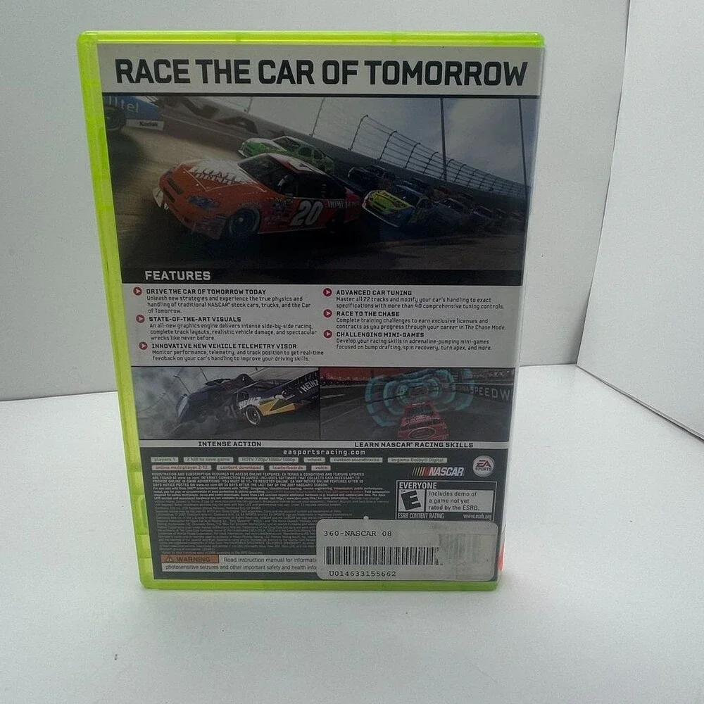 NASCAR 08 EA Sports (Microsoft Xbox 360, 2007) Complete W/ Manual